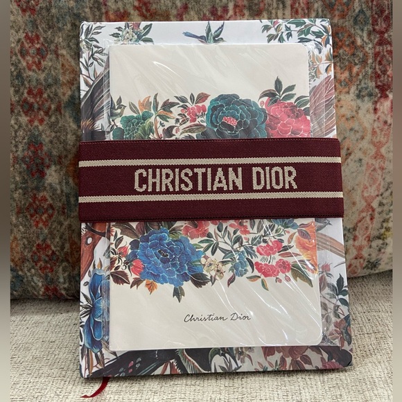Dior Other - Christian Dior Floral Notebook 2Pc Set